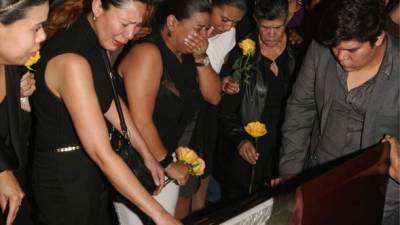 Familiares y amigos lloraron ayer en el sepelio del escritor e intelectual Matías Funes. En su féretro se colocó la Bandera Nacional.