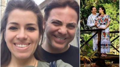 Cristian Castro y su aún esposa Carol Victoria Urbán