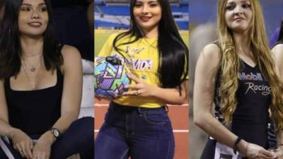 Un lindo ambiente familiar y espectaculres chicas se hicieron presente al estadio Olímpico para disfrutar del clásico Real España vs Olimpia.