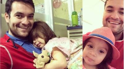 El presentador de televisión hondureña Kenneth Melhado está atravesando por una complicada situación, su hija menor tiene leucemia.
