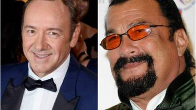 Los actores Kevin Spacey y Steven Seagal.