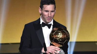 Messi vuelve a estar en la cima del fútbol mundial. Foto AFP.
