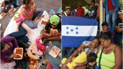 El albergue de los Desamparados en Puebla da cobijo a la mayoría de mujeres y niños de la caravana, que arrancó el pasado 25 de marzo de la sureña ciudad de Tapachula.