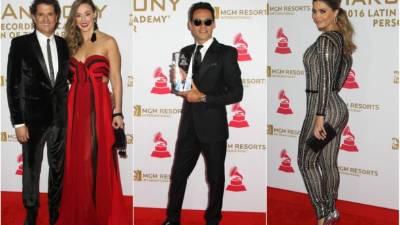 Muchos famosos y amigos de Marc Anthony estuvieron en la noche que fue coronado como la 'Persona del Año' de la música latina.