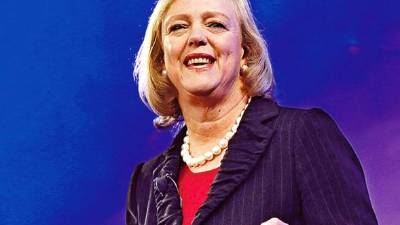 Meg Whitman, presidenta ejecutiva de H-P.