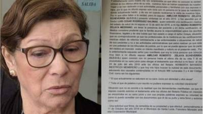 Marta Medrano, madre de Luis Zelaya, contestó duramente la demanda.