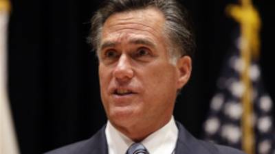 In this Sept. 17, 2012, photo, Republican presidential candidate and former Massachusetts Gov. Mitt Romney speaks to reporters in Costa Mesa, Calif. Romneys remarks disparaging 47 percent of Americans are the latest in a string of poorly chosen words that play into Democrats portrayal of him as out of touch. But hes not the only one plagued by a campaign gaffe deemed elitist by critics. (AP Photo/Charles Dharapak)