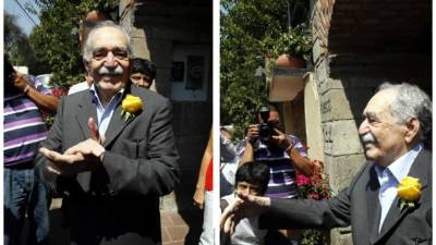 El escritor colombiano Gabriel García Márquez