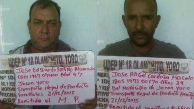 Los hombres fueron detenidos por autoridades hondureñas tras recibir una denuncia.