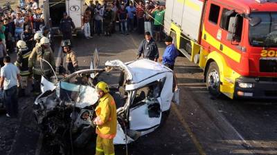 El fin de semana ocurrieron cinco accidentes viales, en los que perdieron la vida nueve personas, entre ellos tres menores.