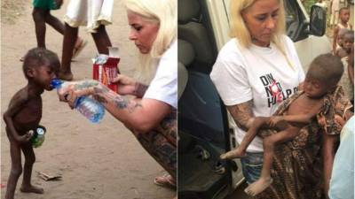 Anja Ringgren, una voluntaria danesa, rescató a un niño nigeriano de 2 años de edad que fue abandonado por su familia porque creían que era un brujo. El pequeño fue llamado Hope y fue trasladado a un hospital para recuperarse.