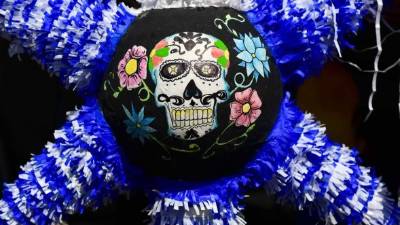 Una piñata tradicional mexicana en un mercado en Acolman, estado de México.