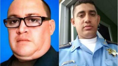 Foto en vida de las víctimas: el religioso, lado izquierdo; el agente, lado derecho.