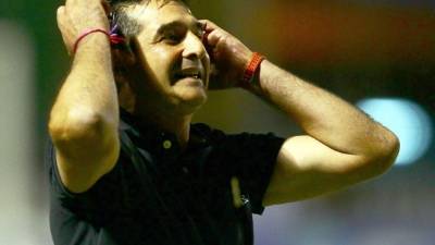 Diego Vázquez, técnico del Motagua.