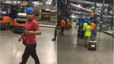 Un grupo de mexicanos abandonó su trabajo luego de que uno de sus compañeros fuera despedido por un 'jefe racista'.