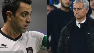 Xavi le lanzó su dardo a Mou.