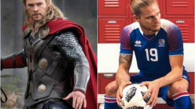 El defensa islandés Rurik Gislason ha causado furor en las redes sociales y ha sido hasta comparado con 'Thor' por su físico.