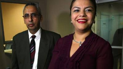 Héctor Morales y Claudia Reyes.