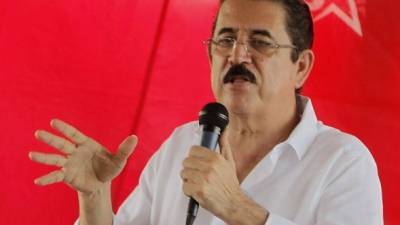 El expresidente Manuel Zelaya Rosales dirigirá hoy una reunión con líderes del Partido Libertad y Refundación.