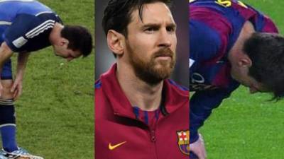 Lionel Messi ha sufrido de vómitos en diferentes partidos.