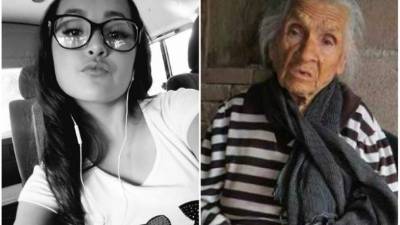 Rubí Ibarra y su abuela Demetria