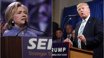Hillary Clinton y Donald Trump son los virtuales candidatos a la Casa Blanca.