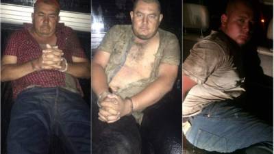 Fueron detenidos por suponerlos responsables del delito de portación ilegal de armas y son investigados por el Ministerio Público por el delito de tráfico de drogas y armas.