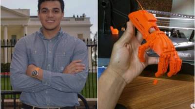 El estudiante Melvin Enmanuel Cruz Molina dijo que espera impactar positivamente en la vida de las personas que necesitan una prótesis de ese tipo.