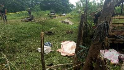 Al menos un soldado, cinco milicianos y cuatro civiles murieron en la explosión ocurrida a las afueras de Lamitan. AFP
