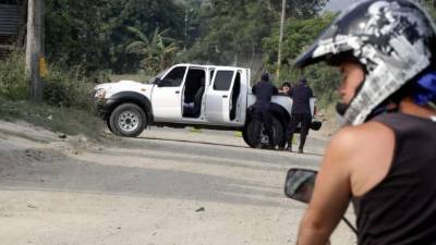 Los cuerpos de los dos hombres fueron descubiertos a las 6:00 am de ayer.
