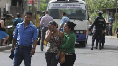 Dramáticas escenas de llanto, dolor, consternación e impotencia predominaron en la colonia Nueva Suyapa, de la capital.
