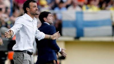 Luis Enrique técnico del Barcelona.