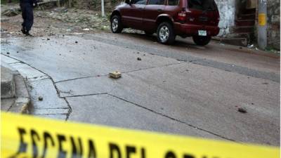 El carro quedó en una calle del Perpetuo Socorro.