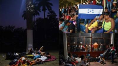 Unos 900 hondureños forman parte de una gigantesca caravana de migrantes que recorre México con destino a la frontera de EUA y que ha despertado la ira del presidente Donald Trump.