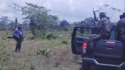 Militares estuvieron en la zona durante el conflicto.