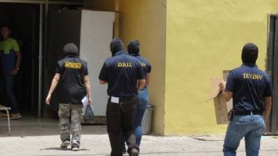 Elementos de la Policía Militar participaron en el proceso de investigación promovido por el Ministerio Público.