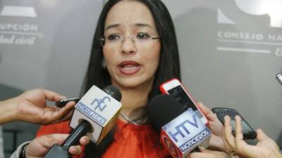 Gabriela Castellanos, titular del Consejo Nacional Anticorrupción.