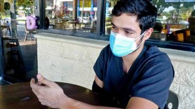 Además, Luis Linares sufrió una fractura en el brazo derecho el día que murió su mamá. Foto: A. Izaguirre.