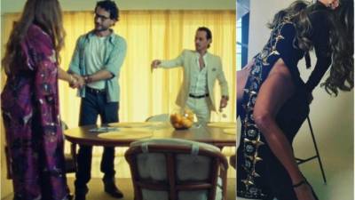 Marc Anthony y Jennifer López en una escena del video de la cantante.