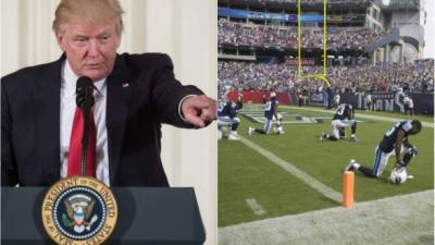 A primera hora de la mañana, el presidente ya había utilizado la red social para valorar que los índices de audiencia de la NFL 'están por los suelos'. EFE