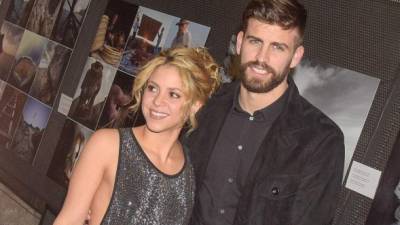 La cantante colombiana Shakira y el jugador español Piqué.