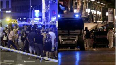La policía identificó formalmente los cadáveres de tres marroquíes. AFP
