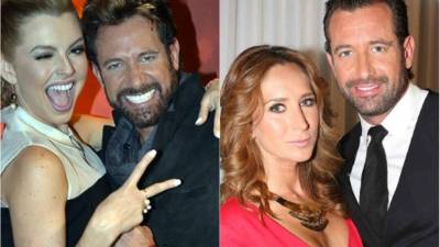 Gabriel Soto y Marjorie de Sousa; Geraldine Bazán y Gabriel Soto.