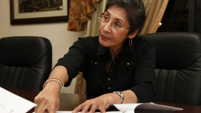 Maribel Espinoza, reconocida abogada sampedrana.