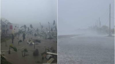 Los vientos alcanzaron los 360 km/h.