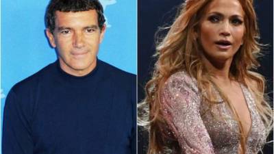 Antonio Banderas y Jennifer López.