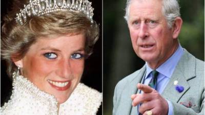 La princesa Diana y el príncipe Carlos.