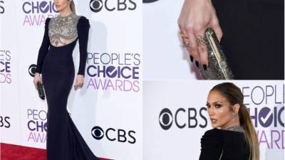 Jennifer López apareció en la alfombra roja de los People's Choice Awards 2017 y acaparó todas las miradas.La actriz usó un vestido diseñado por la libanesa Reem Acra que complementó con joyas de H. Stern. JLo se llevó el premio de mejor actriz de serie de TV de drama y crimen por su trabajo en 'Shades of Blue', de la cadena NBC.Definitivamente las sexis curvas de la estrella encantaron a los medios de comunicación y a la audiencia, catalogándola como la mejor vestida de la noche. En esta galería también destacan celebridades como Sofía Vergara, Blake Lively.