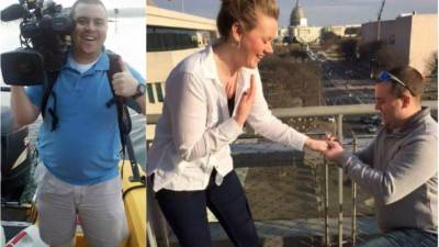 Adam Ward, el camarógrafo asesinado ayer en Virginia, estaba enamorado y planeaba casarse con Melissa Ott, compañera de vida y de trabajo en la cadena WDBJ-TV.