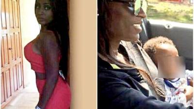 La modelo haitiana Michelle Bateau